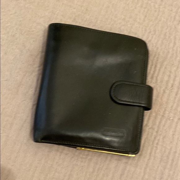 COACH Black Leather Wallet - Picture 1 of 11
